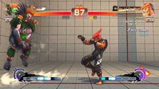 Ultra Street Fighter IV battle: Blanka vs Adon