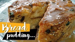 Bread Pudding - How to Make Bread-Pudding with Sauce | Cuban Recipe | Pundín o Budín de Pan Cubano