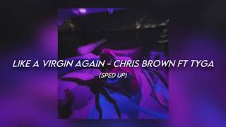 Like A Virgin Again- Chris Brown Ft. Tyga [sped up]