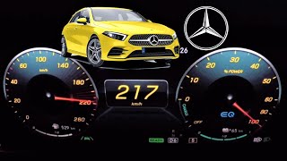 Mercedes-Benz A250e Hybrid || 0-217km/h || Acceleration Test