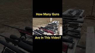 HOW MANY FIREARMS ARE IN THIS SHORT? LETS COUNT THE GUNS! 17HMR UP TO 50BMG #shorts