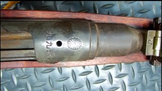 Found - WW2 Japanese ARISAKA Rifle, Part 1 of Full Restore  Type 99 - Kokura Japan - Disassembly