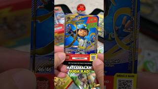 Cara untuk pastikan kad BoBoiBoy tak calar #boboiboygalaxy #monstagalaxycard