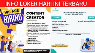 Loker Terbaru Hari Ini Dari Di Bagian Kurir , Sales, Dll