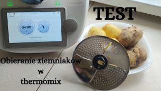 OBIERANIE ZIEMNIAKÓW W THERMOMIX Z NAKŁADKĄ - szybki sposób na obieranie ziemniaków i warzyw