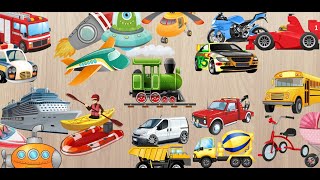 Cars and Vehicles Puzzle for Kids