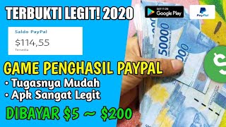 TERBUKTI LEGIT! GAME PENGHASIL PAYPAL DIBAYAR $5 ~ $200 || Aplikasi penghasil uang tercepat 2020