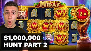 $1000000 BONUS HUNT OPENING - Part 2 🎰 70 Slot Bonuses - Reactoonz & Power of Thor Megaways