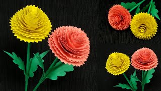 Craft flowers from paper, diy paper flowers, how to make flowers with paper, paper craft ideas