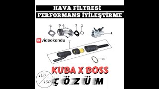 HAVA FİLTRESİ DARALTICI İPTALİ | KUBA X BOSS | LİMİTÖR İPTALİ