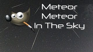 GIMP Tutorial: How to Composite The Geminids Meteor Shower