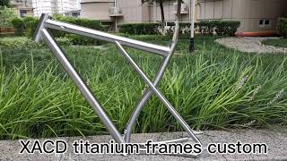 XACD made titanium gravel bike frame