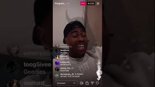 PRETTYBOYFREDO LIVE PART #2 SAYS HE ISN’T THE FATHER OF EX GIRLFRIEND KRYS V POSSIBLE BABY !