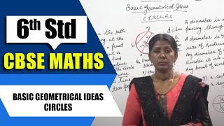 6th Std CBSE Maths Syllabus | Basic Geometrical Ideas - Circles | CBSE Maths