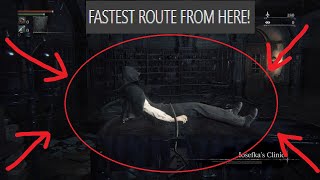 Fastest Route To Gascoigne From The Beginning Of The Game in Bloodborne!