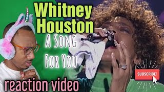 She Blessed Me Again! Whitney Houston 'A Song For You' live 1991 REACTION Video