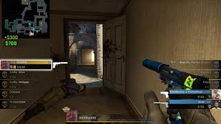 csgo inferno 1v4 clutch ace 1st round