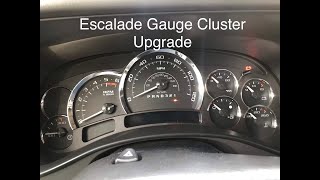 Escalade Gauge Cluster Upgrade: Just the Facts