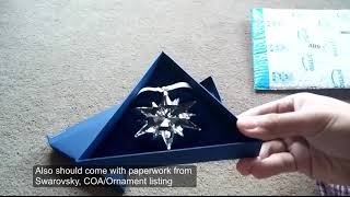 2017 Swarovski 5257589 Annual Edition Christmas Ornament From Amazon Unboxing Fake or Real?