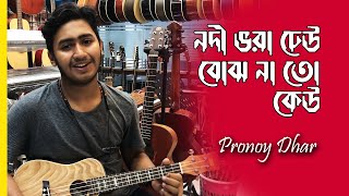 নদী ভরা ঢেউ বোঝ না তো কেউ | Nodi Vora Dhew Bojo Na tho Kew | প্রণয় ধর | Pronoy Dhar