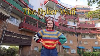 knitwear inspired by architecture: The Byker Wall