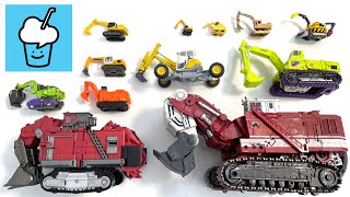 Excavator toys vehicles car collection tomica siku transformers VooV ブーブ 変身