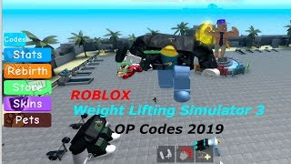 Weight Lifting Simulator 3 codes 2019