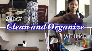 CLEAN AND ORGANIZE WITH ME | Freezer, living room, kitchen