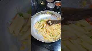 Super Creamy Mix Sauce Pasta #delhistreetfood #shorts #pasta