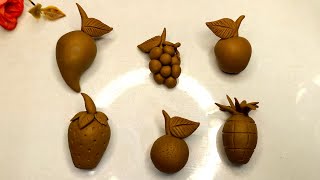 Clay se fruit kaise banate hain 😍 | How to make fruits with clay | Clay fruits | Clay fruit making