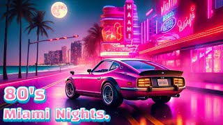 Miami Nights | Retro 80s Lofi Synthwave Mix | Neon Dreams