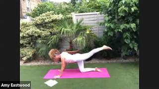 Yoga with Amy, hips and buns focus