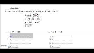 6N5 - 6  :   Distributivité