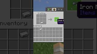 How To Make A Chain In Minecraft #Shorts