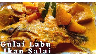 Cara Memasak Gulai Labu Kuning Dicampur jengkol dicampur juga dengan Salai Ikan Patin Khas Kampar