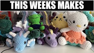 5 FREE Crochet Patterns + 1 Paid Pattern and a Test This weeks Crochet Amigurumi Plushie Makes.