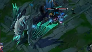 Shyvana with Cho'Gath Ulti