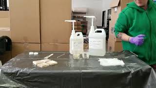 Epoxy or Polyester Resin: Protective Equipment, Measuring and Mixing