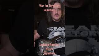 Sepultura with Andreas Kisser signature #metalguitarist #highgain #sepultura #jacksonguitars