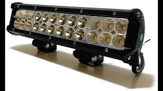 Lightbar 24 led pasek lampa dalekosiężna robocza combo 72w 12v 24v