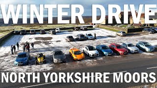 WINTER DRIVE TO NORTH YORKSHIRE MOORS and NY500 - THIS IS WHAT I CALL A DRIVE! | 4K