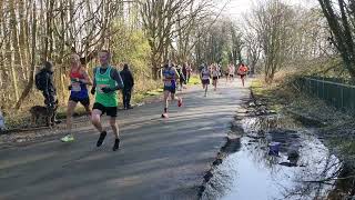 Trafford 10k 2024 - 60m from the finish - winner to 42mins