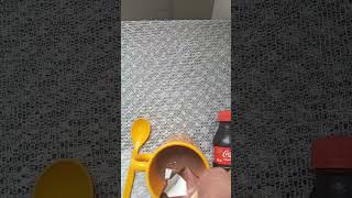 deliciosa batida de chocolate com Coca-Cola e limão 🍋 #shorts