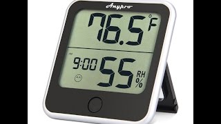 Anypro Hygrometer Thermometer 2-in-1 with Temperature Gauge