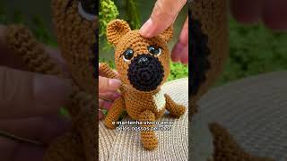 Vem ver ate o final e me conta se ficou parecido? #amigurumi #amigurumipersonalizado #petamigurumi