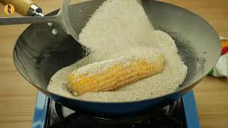 Salt_ Roasted _Corn  _with_ lemon _🍋_ Recipe_ By _Food_ Fusion