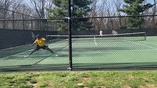 East Brunswick faces South Brunswick in boys tennis (4/9/24)