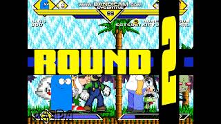 Mugen #1122 Bloo Boo Sonic Peter Griffin vs Homer Simpson S.K Zim Super Luigi