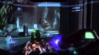 Halo 4   Activate Lightbeams, Elites, Cartographer, Cortana, Chief Cutscene, HD Gameplay Xbox 360