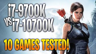 Intel i7-9700K vs Intel i7-10700K | 10 Game Benchmark Test and Gameplay